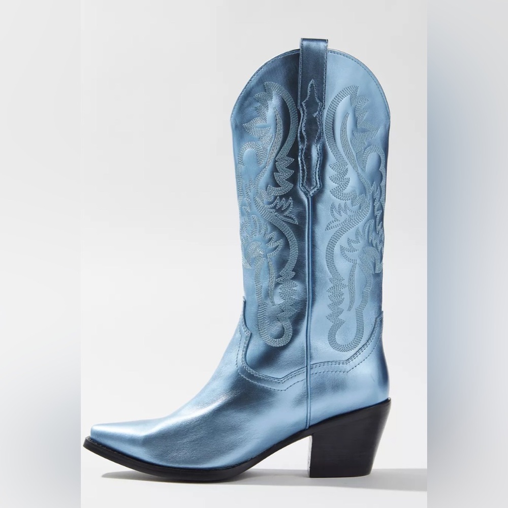 JEFFREY CAMPBELL Metallic Dagget Boot